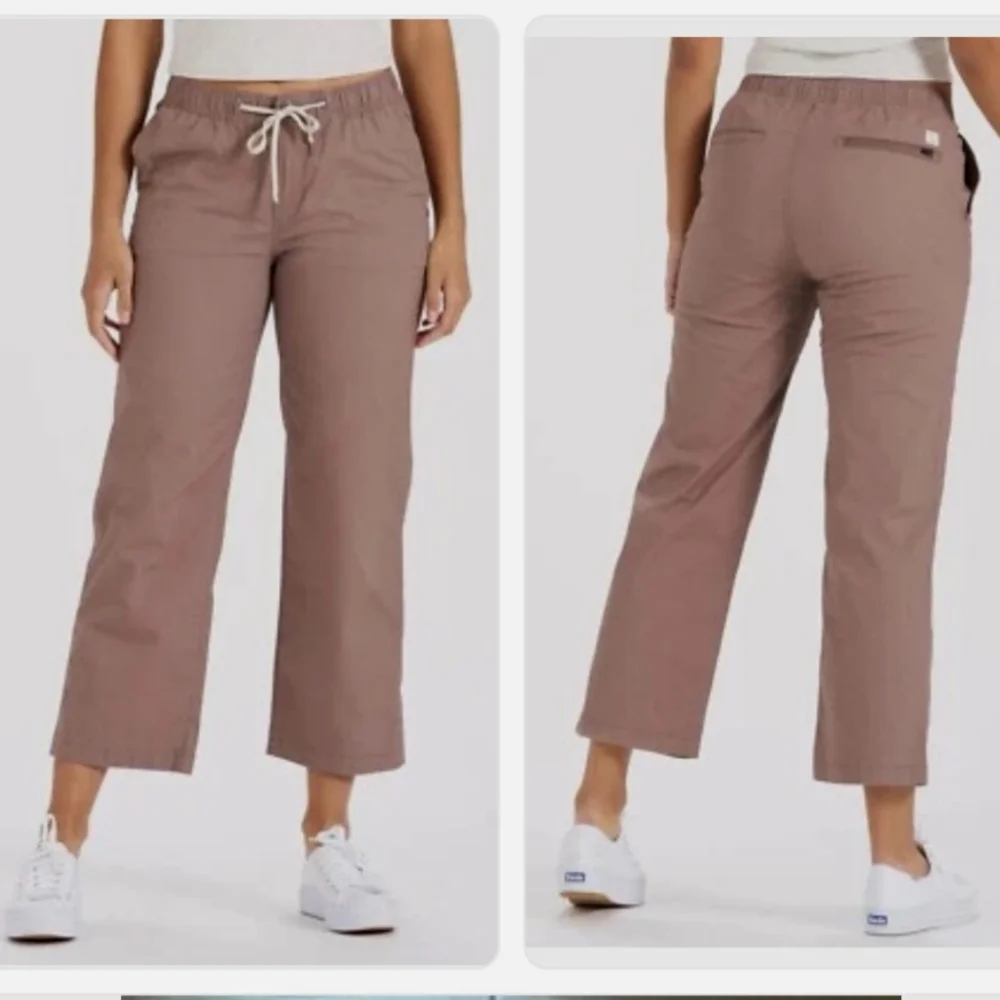 Vuori Performance Ripstop DuraTerra Wide Leg Pants Hazel S